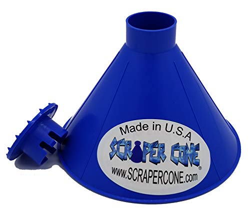 CONE️ The Original Ice Scraper, Snow Removal Made in The USA Magical Frost Removal Funnel Shaped Cleaning Tool Car Windshield Deicer Magic Scrapers Instascrape round snow shovel brush