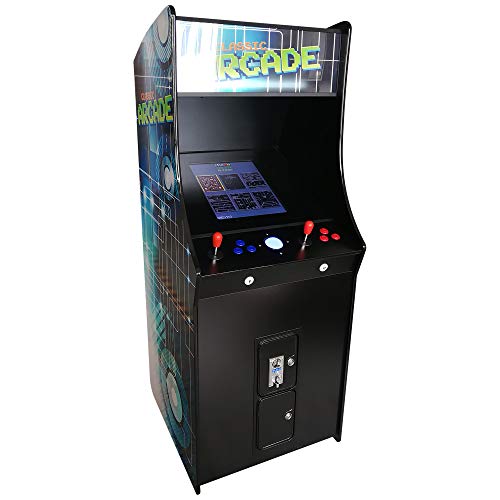 Arcades Full Size Commercial Grade Cabinet Arcade Machine | Trackball | 60 Classic Game | 2 Sanwa Joysticks | 3- year warranty