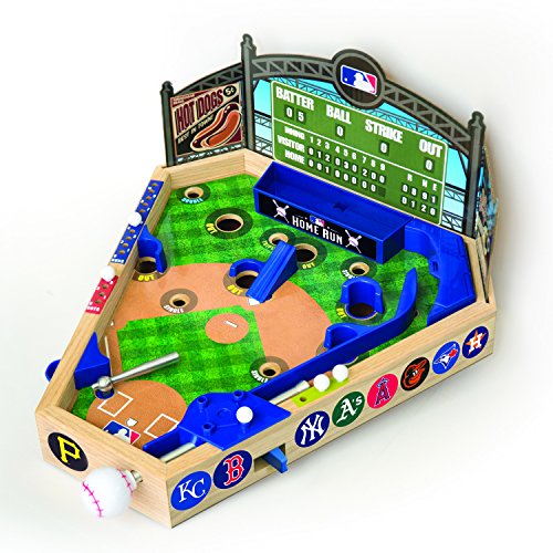 Ambassador MLB Wooden Pinball Baseball Game